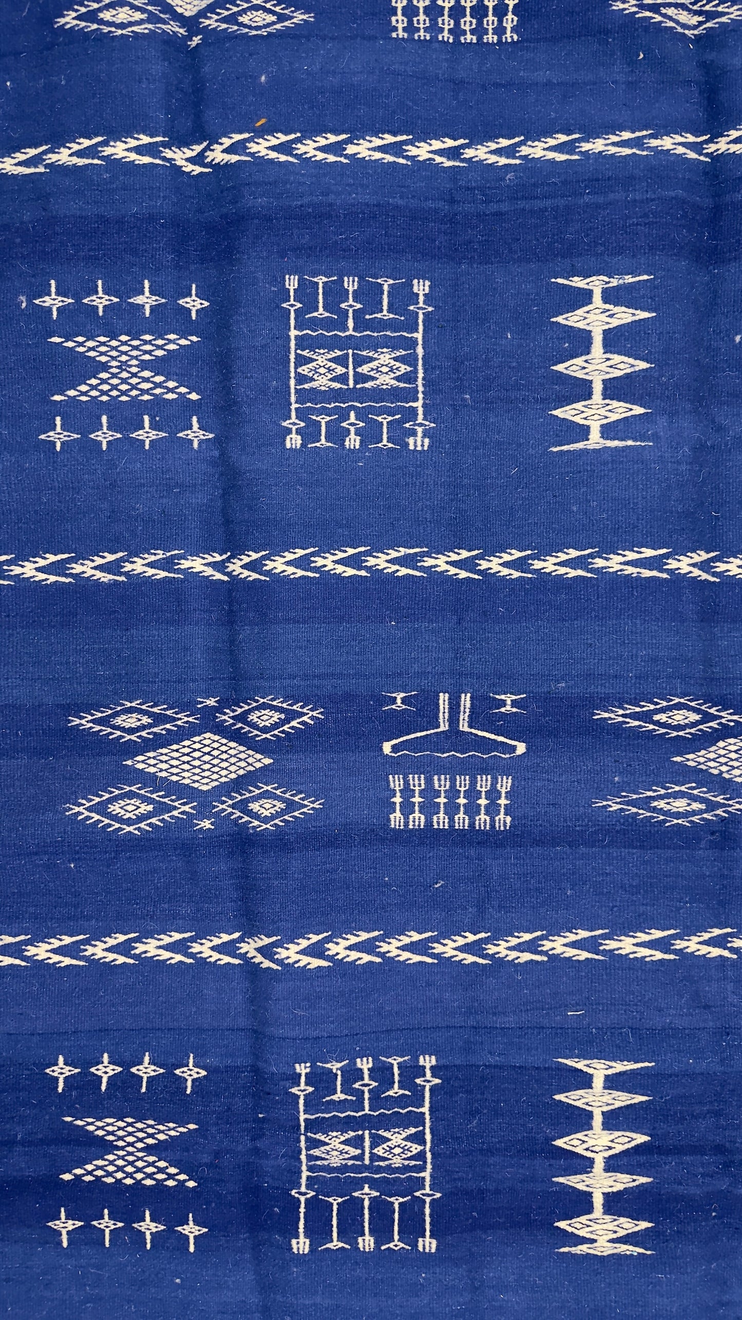 Tapis Illi – Bleu & Blanc