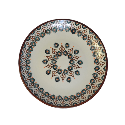 Assiette plate Tiziri – Marron