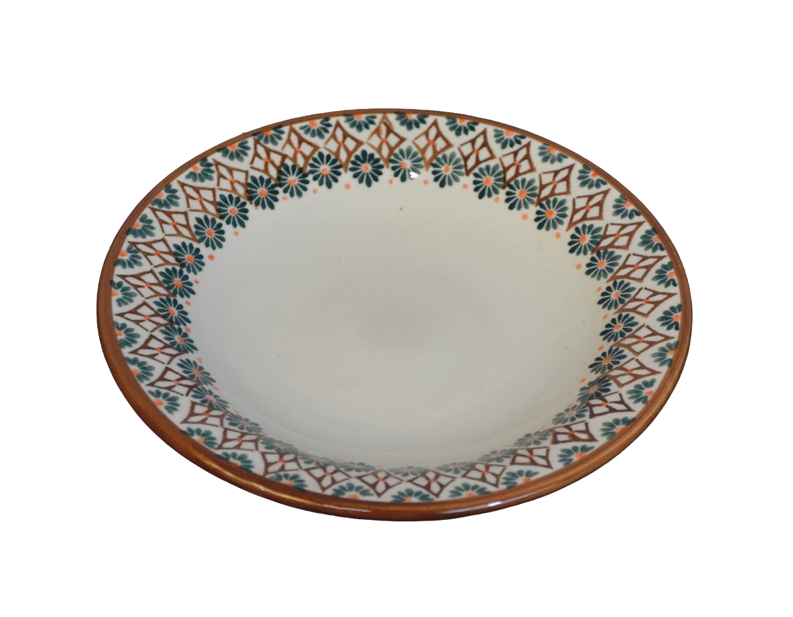 Assiette Creuse Tiziri – Marron