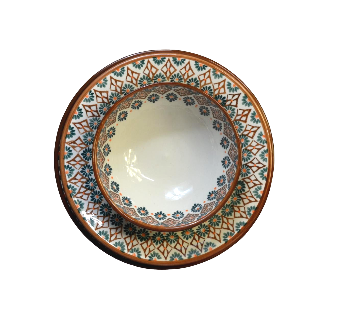 Assiette Creuse Tiziri – Marron