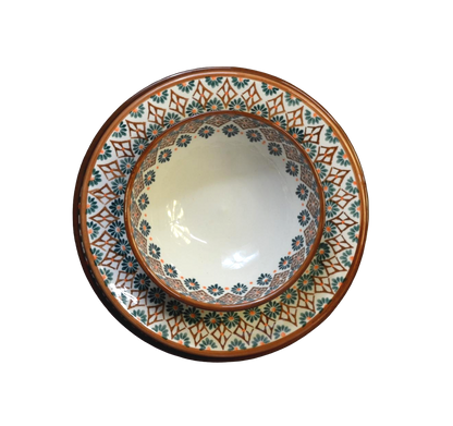 Assiette Creuse Tiziri – Marron