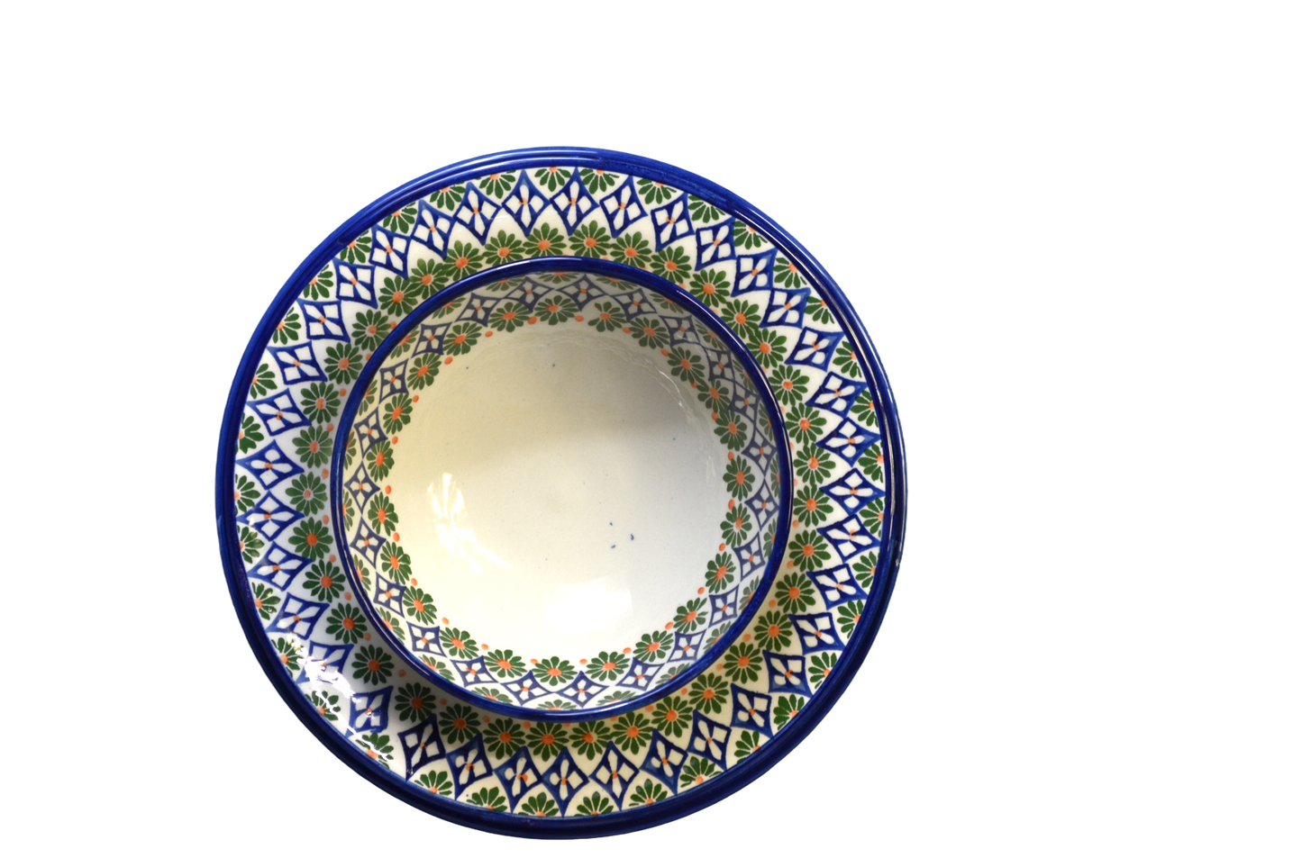 Assiette Plate Tiziri – Bleu
