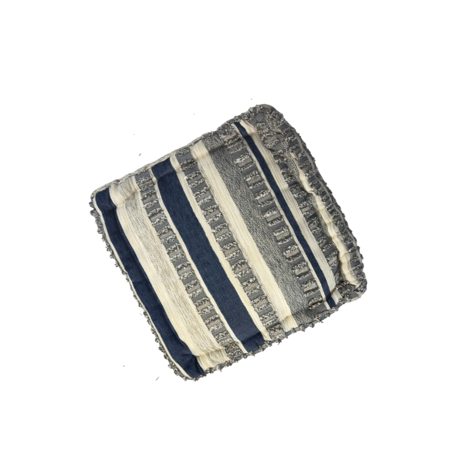 Pouf Lamine – Bleu