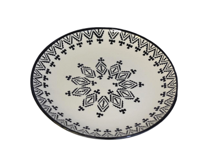 Assiette plate Tiziri – Noir