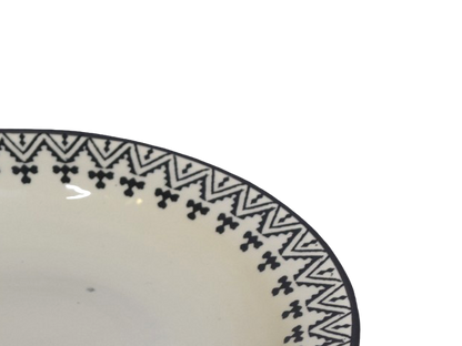 Assiette Creuse Tiziri – Noir