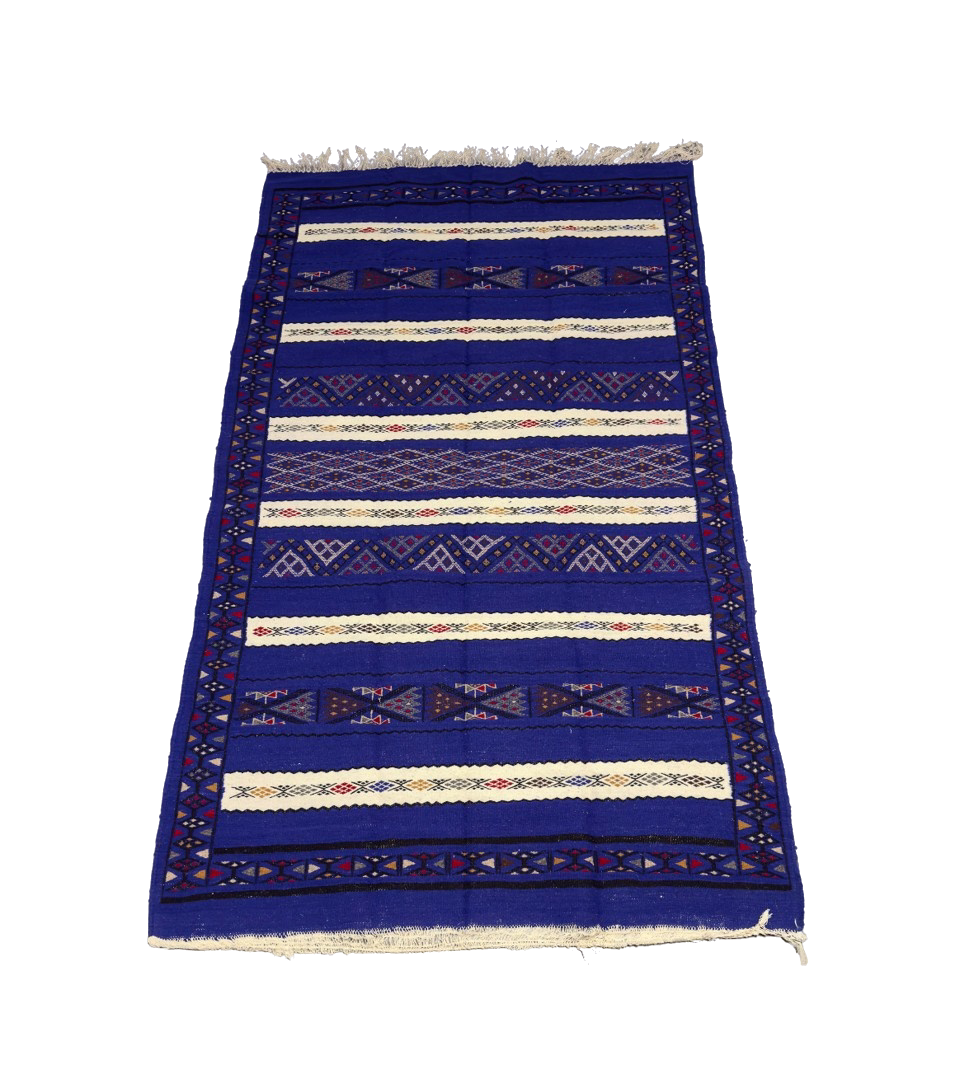 Tapis Illi – Bleu foncé